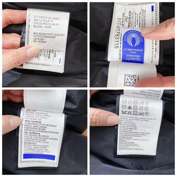 🔥Host Pick‼️Canada Goose Fur-Trim Hooded Black S - Picture 10 of 12